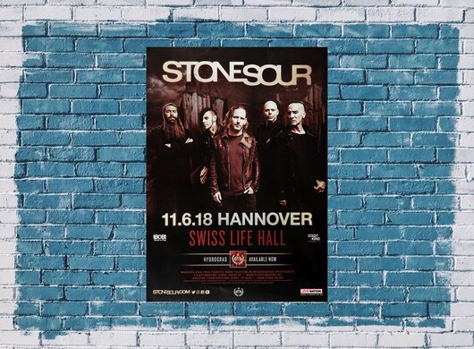Stone Sour - Hydrograd, Hannover 2018 - Konzertplakat