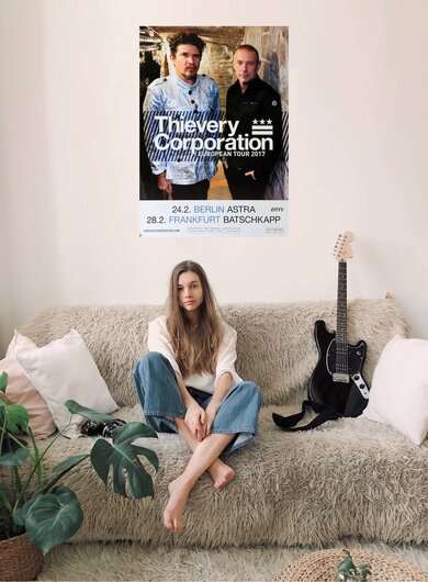 Thievery Corporation - European Tour, Tour 2017 - Konzertplakat