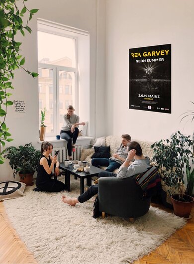 Ray Garvey - Neon Summer, Mainz 2019 - Konzertplakat