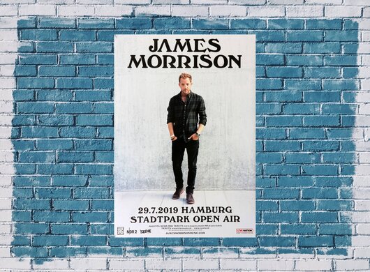 James Morrison - You´re Stranger, Hamburg 2019 - Konzertplakat