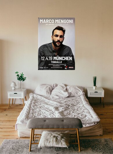 Marco Mengoni - Atlantico, Hamburg 2019 - Konzertplakat