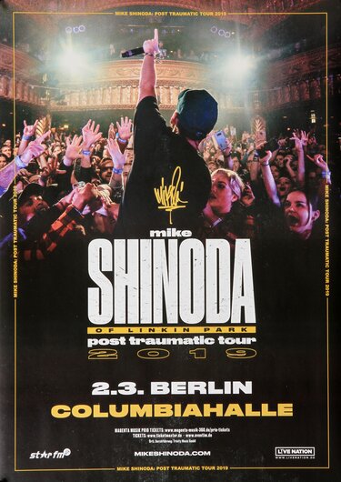 Mike Shinoda of Linkin Park - Post Traumatic , Berlin 2019 - Konzertplakat