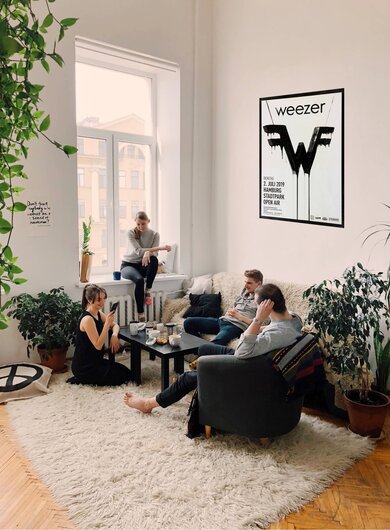 Weezer - I´m Just Being Honest, Hamburg 2019 - Konzertplakat