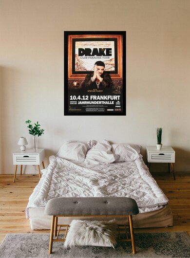 Drake - Club Paradise , Frankfurt 2012 - Konzertplakat