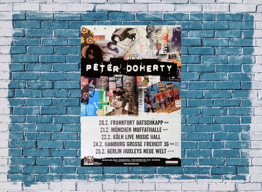 Peter Doherty - Demonstrations, Tour 2017 - Konzertplakat