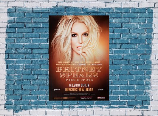 Britney Spears - Peace Of Me, Berlin 2018 - Konzertplakat