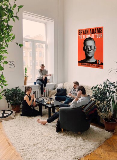Bryan Adams - The Ultimate Tour, Hamburg 2018 - Konzertplakat