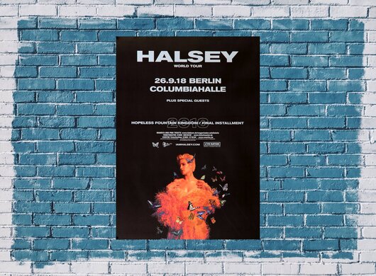 Halsey - World Tour, Berlin 2018 - Konzertplakat