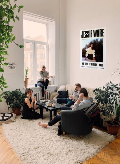 Jessie Ware - Tough Love, Berlin 2017 - Konzertplakat