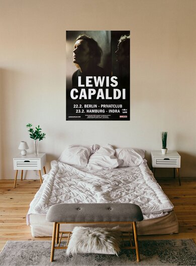 Lewis Capaldi - Tough, Tour 2018 - Konzertplakat