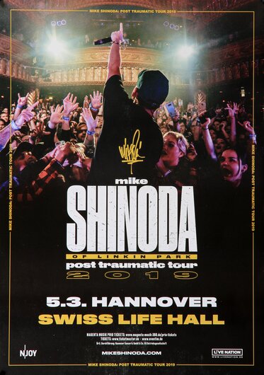 Mike Shinoda of Linkin Park - Post Traumatic , Hannover 2019 - Konzertplakat