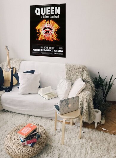 Queen - Adam Lambert, Berlin 2018 - Konzertplakat