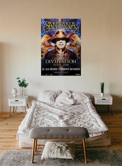Santana - Divination, Dresden 2018 - Konzertplakat