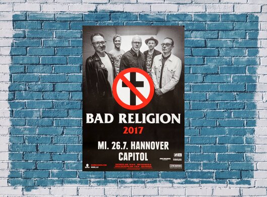 Bad Religion - True North Live, Hannover 2017 - Konzertplakat