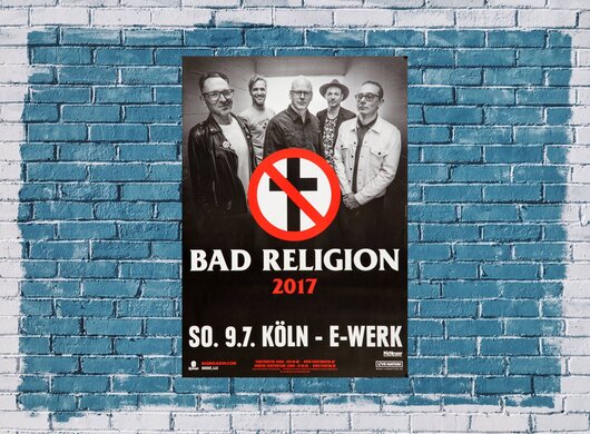 Bad Religion - True North Live, Köln 2017 - Konzertplakat