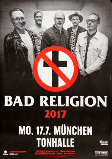 Bad Religion - True North Live, München 2017 - Konzertplakat