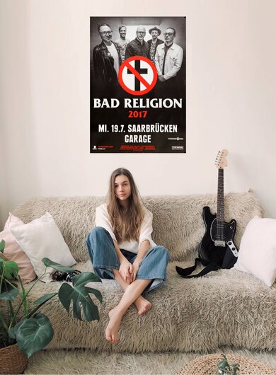 Bad Religion - True North Live, Saarbrücken 2017 - Konzertplakat