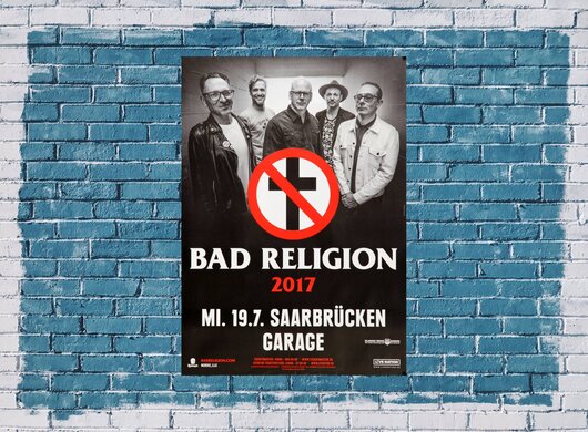 Bad Religion - True North Live, Saarbrücken 2017 - Konzertplakat