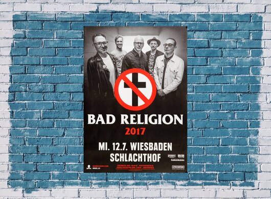 Bad Religion - True North Live, Wiesbaden 2017 - Konzertplakat