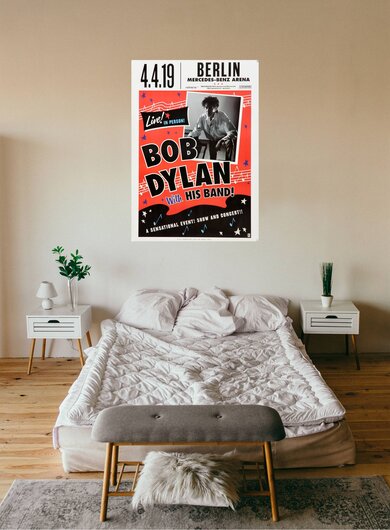 Bob Dylan - Live! In Person!, Berlin 2019 - Konzertplakat