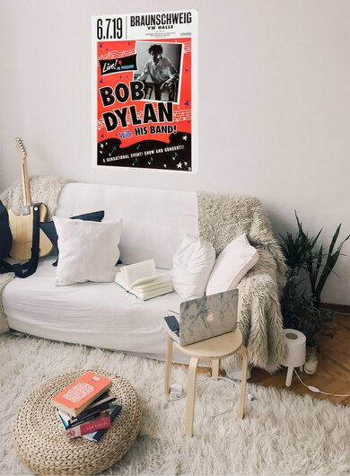 Bob Dylan - Live! In Person!, Braunschweig 2019 - Konzertplakat