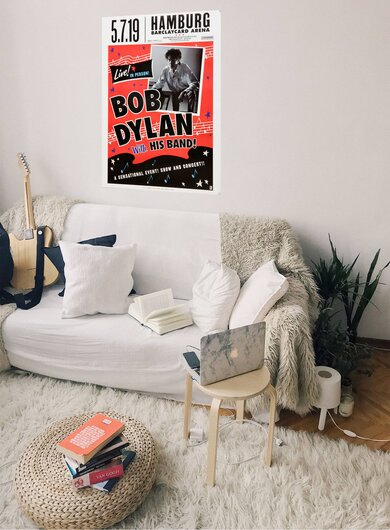 Bob Dylan - Live! In Person!, Hamburg 2019 - Konzertplakat
