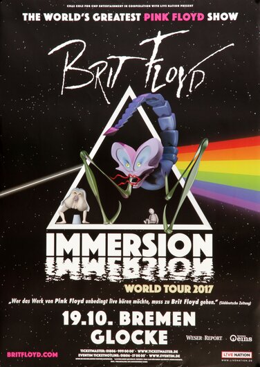 Brit Floyd - Immersion, Bremen 2017 - Konzertplakat