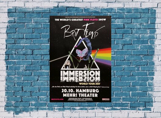 Brit Floyd - Immersion, Hamburg 2017 - Konzertplakat