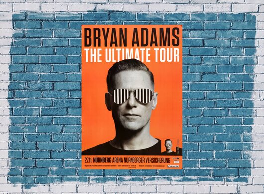 Bryan Adams - The Ultimate Tour, Nrnberg 2018 - Konzertplakat