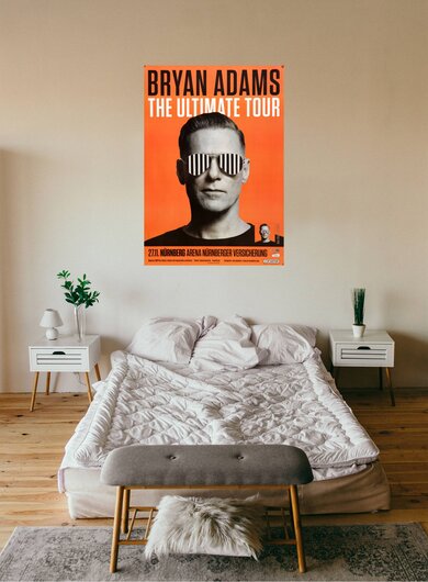 Bryan Adams - The Ultimate Tour, Nürnberg 2018 - Konzertplakat