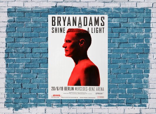 Bryan Adams - Shine A Light, Berlin 2019 - Konzertplakat