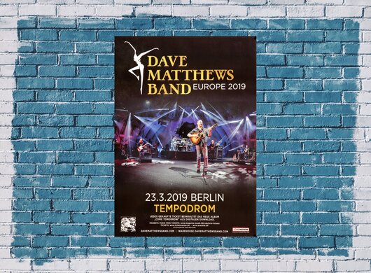 Dave Matthews Band - Live !, Berlin 2019 - Konzertplakat