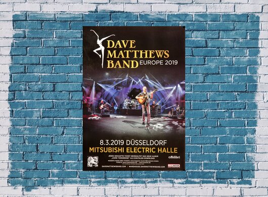 Dave Matthews Band - Live !, Düsseldorf 2019 - Konzertplakat