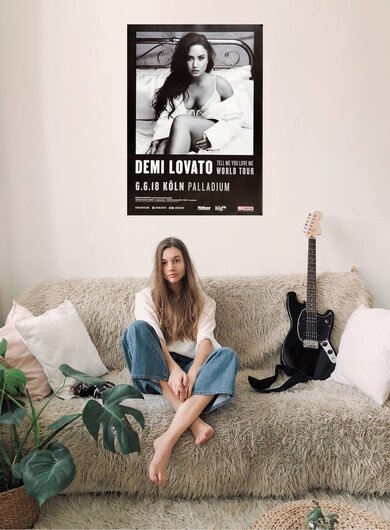 Demi Lovarto - Tell Me You Love Me, Köln 2018 - Konzertplakat