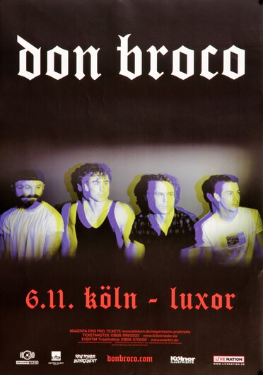 Don Broco - Automatic, Köln 2017 - Konzertplakat