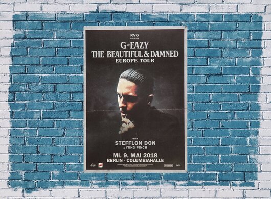 G-Eazy - Europe Tour, Berlin 2018 - Konzertplakat