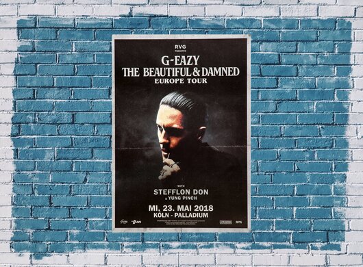 G-Eazy - Europe Tour, Köln 2018 - Konzertplakat