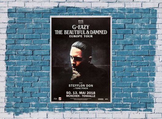 G-Eazy - Europe Tour, München 2018 - Konzertplakat