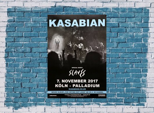 Kasabian - For Crying out Loud, Köln 2017 - Konzertplakat