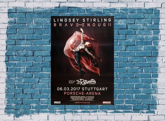 Lindsey Stirling - Brave Enough , Stuttgard 2017 - Konzertplakat