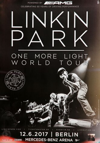 Linkin Park - One More Light, Berlin 2017 - Konzertplakat