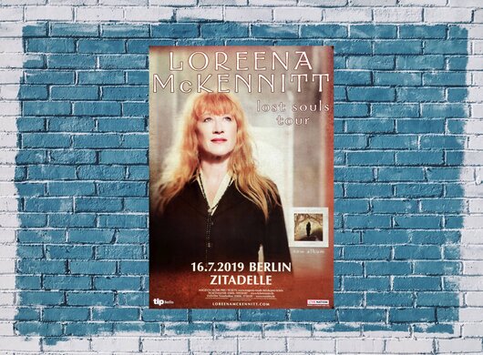 Loreena McKennitt - Lost Souls, Berlin 2019 - Konzertplakat