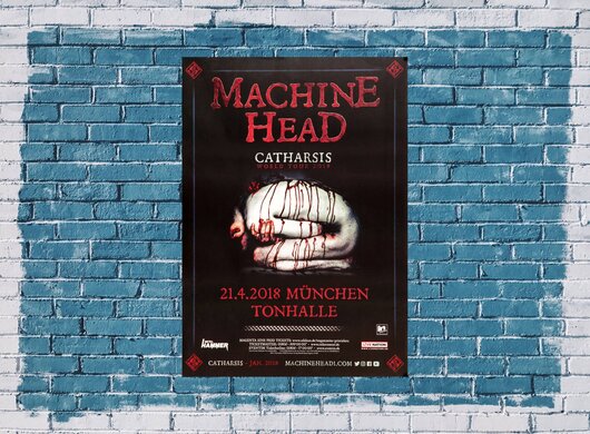 Machine Head - Catharsis World, München 2018 - Konzertplakat