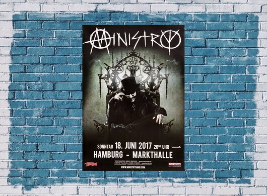 Ministry - AmeriKKKant, Hamburg 2017 - Konzertplakat