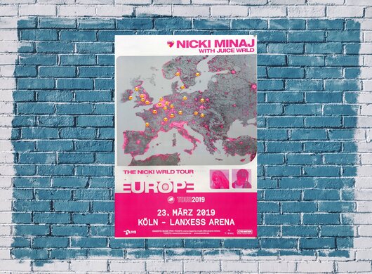 Nicki Minaj - WRLD TOUR, Köln 2019 - Konzertplakat