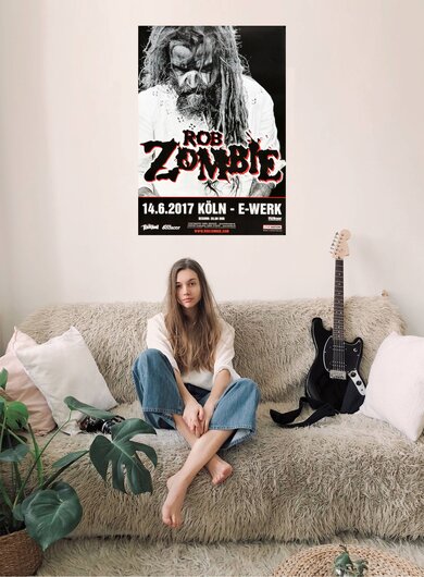 Rob Zombie - The Electric Warock, Köln  2017 - Konzertplakat