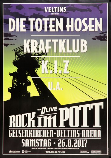 Rock Im Pott - Live in Concert, Gelsenkirchen 2017 - Konzertplakat