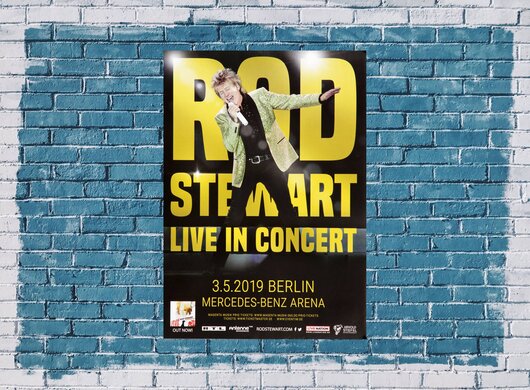 Rod Steward - Live in Concert, Berlin 2019 - Konzertplakat