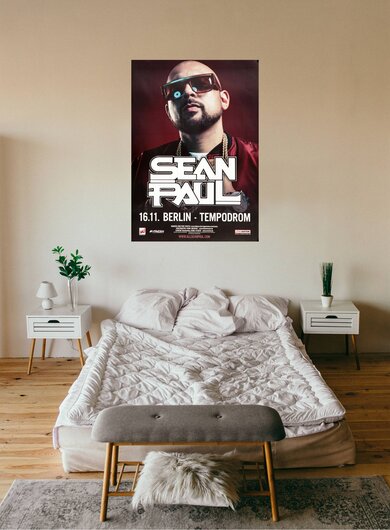 Sean Paul - Full Frequency, Berlin 2017 - Konzertplakat