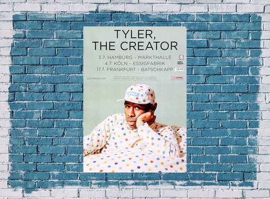 Tyler, The Creator - Flower Boy, Tourneedaten 2017 - Konzertplakat